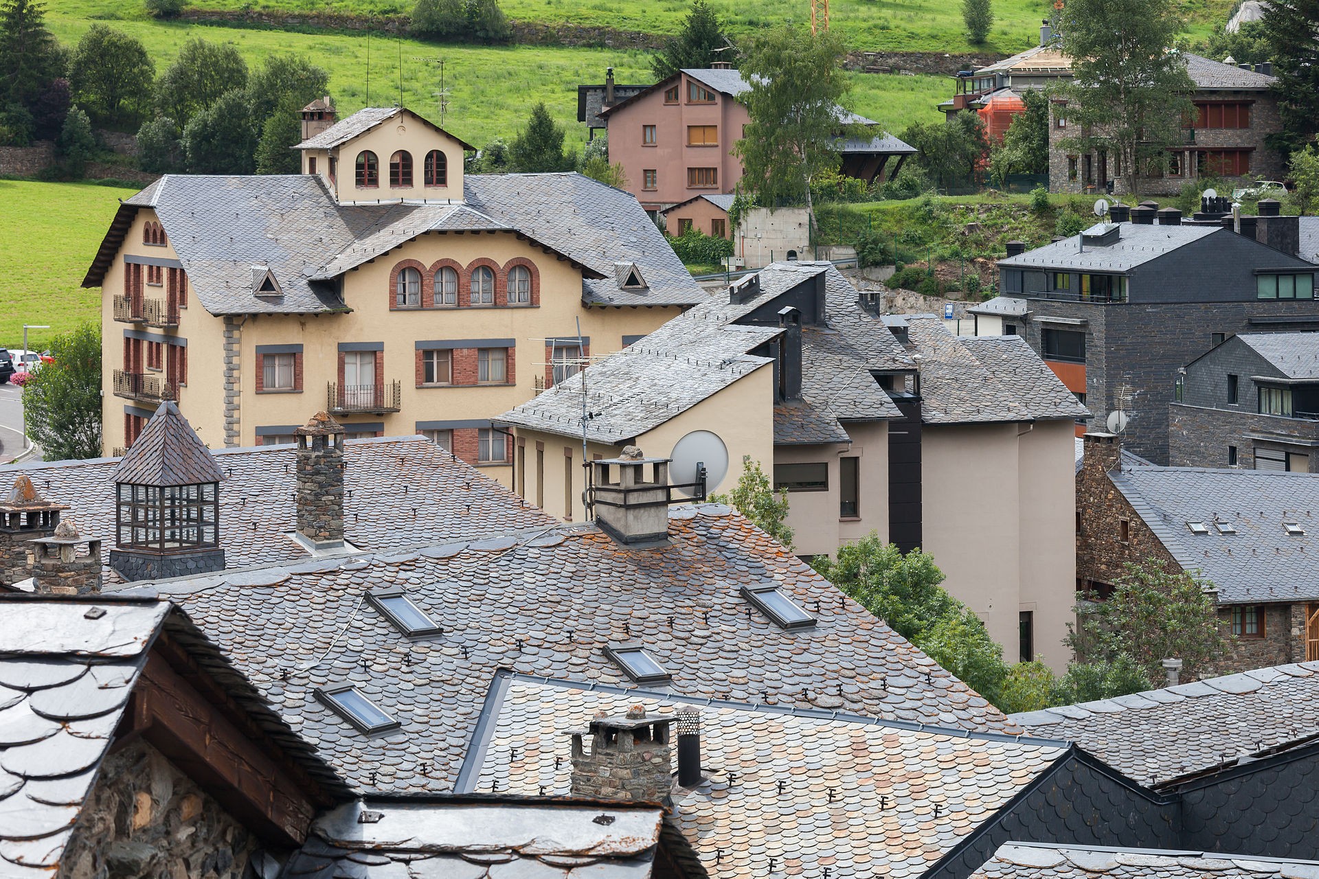 Vista panoràmica de Ordino, Andorra